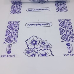 سفرة طعام سميكة مطبوعة مقاس ١٢٠*١٤٠ سم - رول ٢٥ سفرة