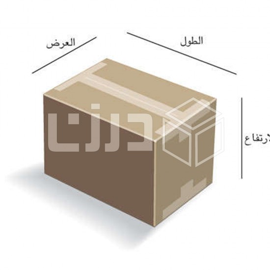 كرتون بني للشحن - مقاسات متعددة