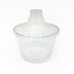 كوب حلى - غطاء و قاعدة 120 مل (درزن بالشدة)